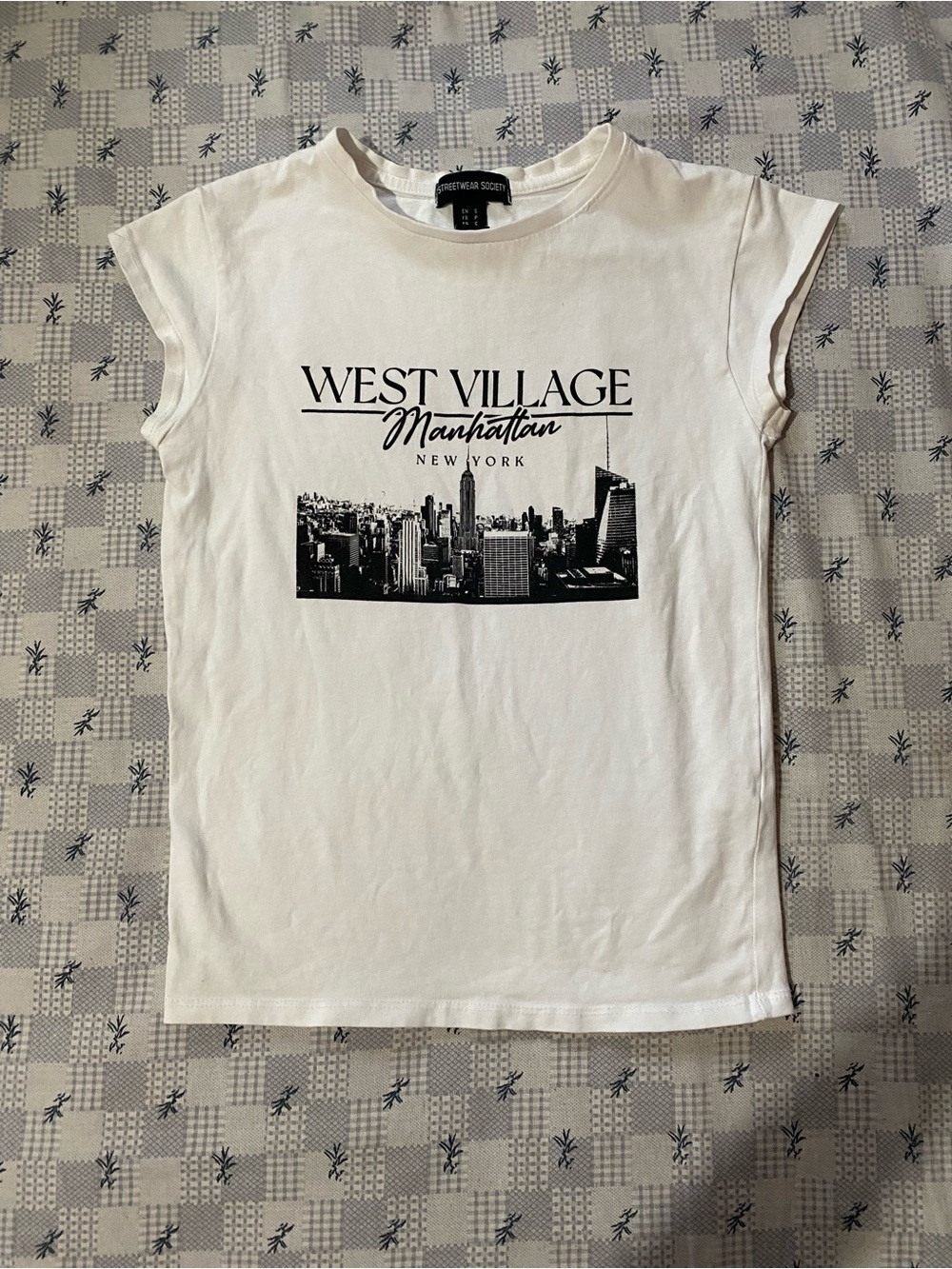 Streetwear Society White West Village Manhattan Graphic Tee